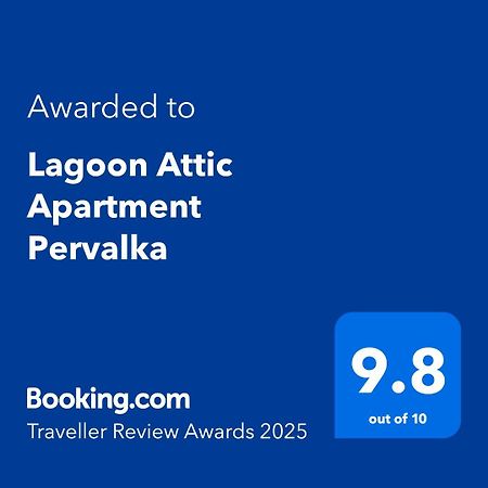 Lagoon Attic Apartment Pervalka Exterior foto